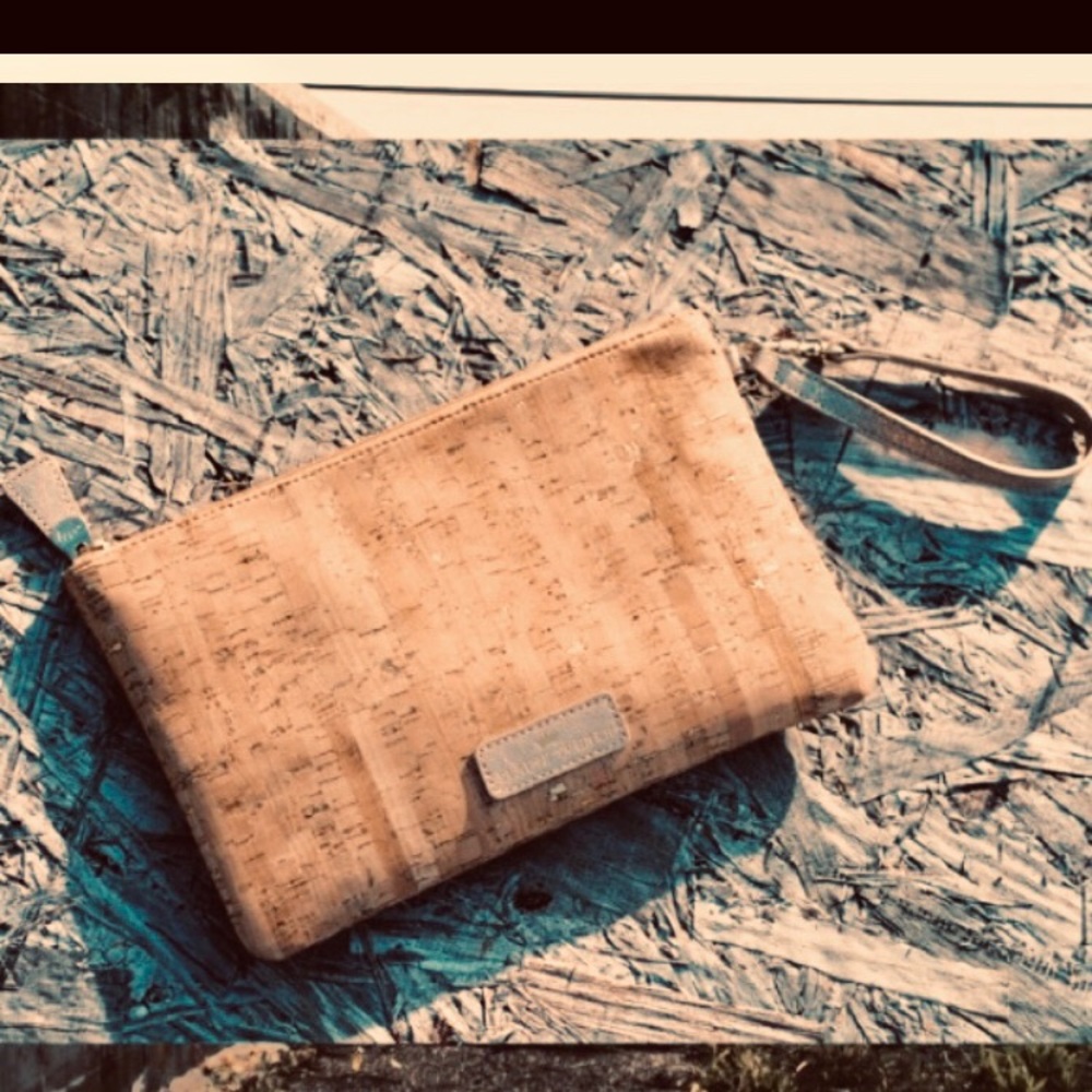 Elaine Turner Cork Wristlet